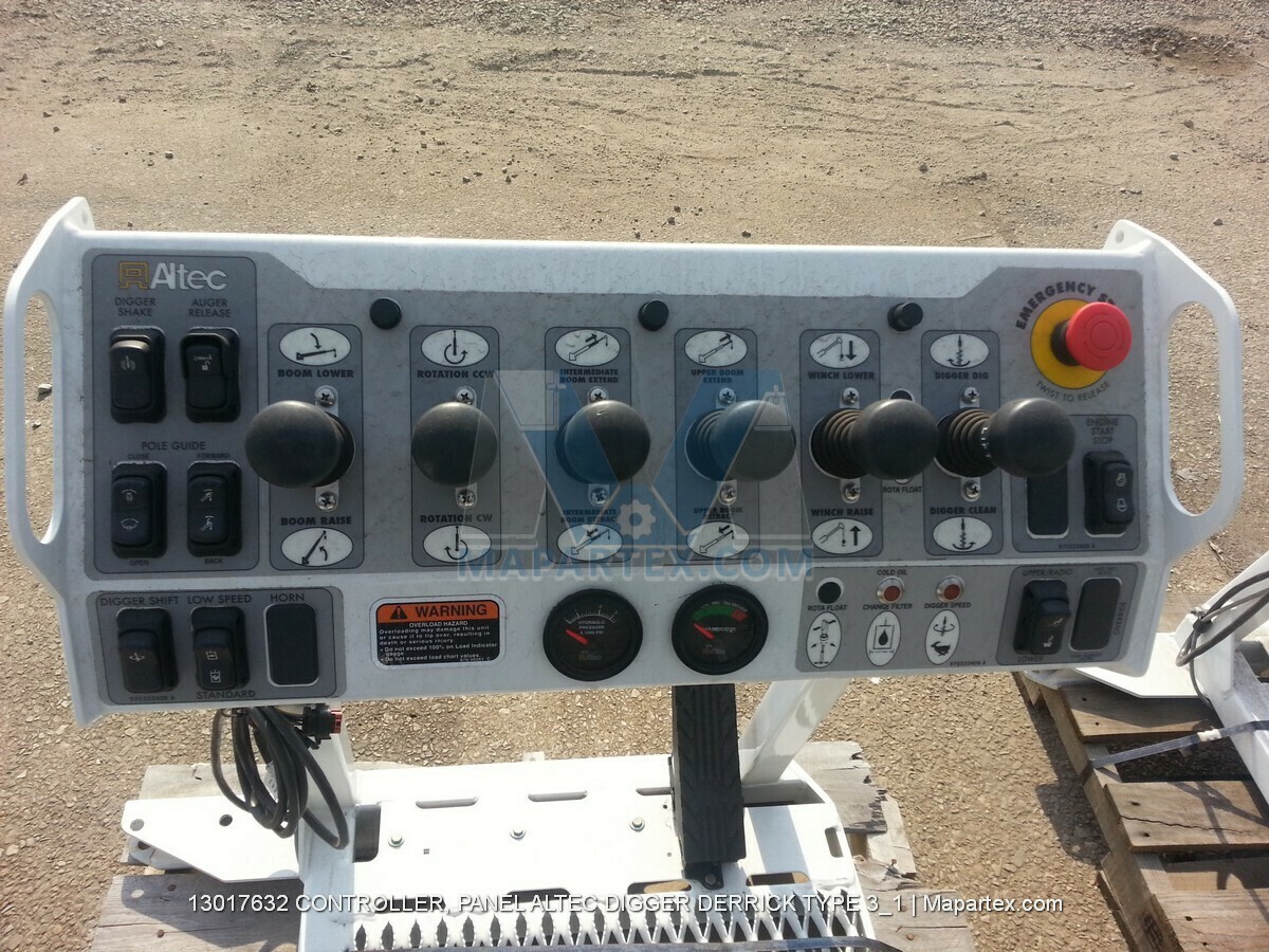CONTROLLER, PANEL ALTEC DIGGER DERRICK TYPE 3