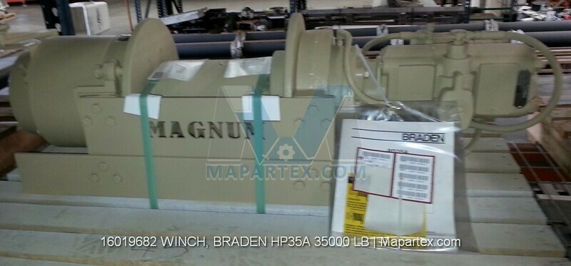 WINCH, BRADEN HP35A 35000 LB