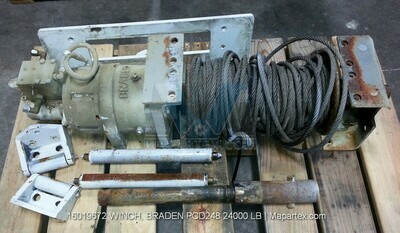 WINCH, BRADEN PCD248 24000 LB