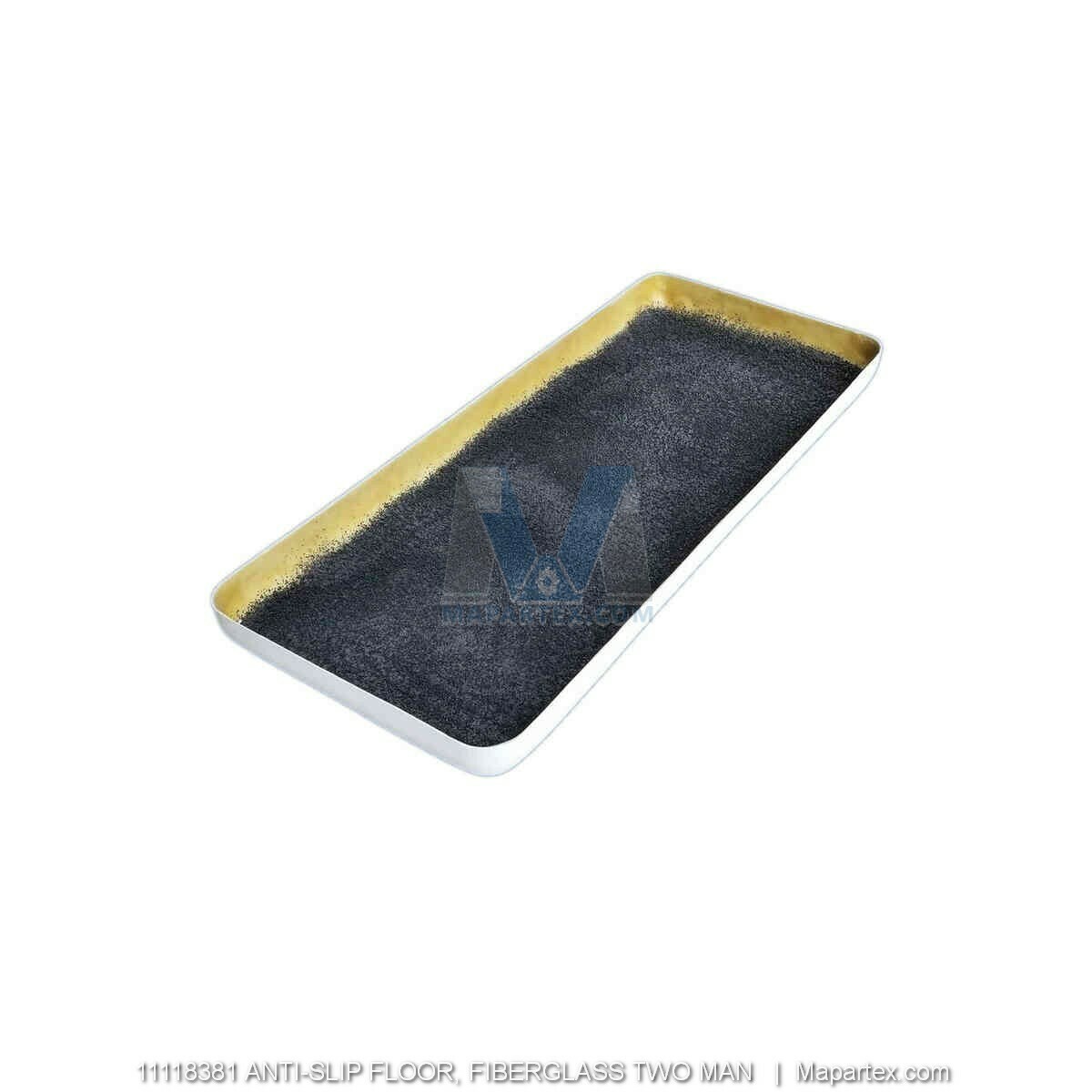 ANTI-SLIP FLOOR MAT BUCKET, FIBERGLASS TWO MAN