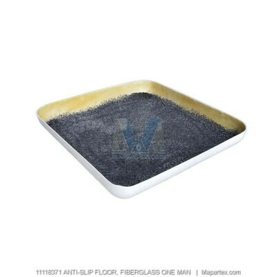 ANTI-SLIP FLOOR MAT BUCKET, FIBERGLASS ONE MAN