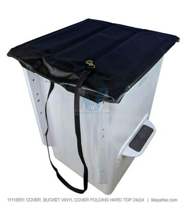 COVER, BUCKET VINYL COVER FOLDING HARD TOP 24x24