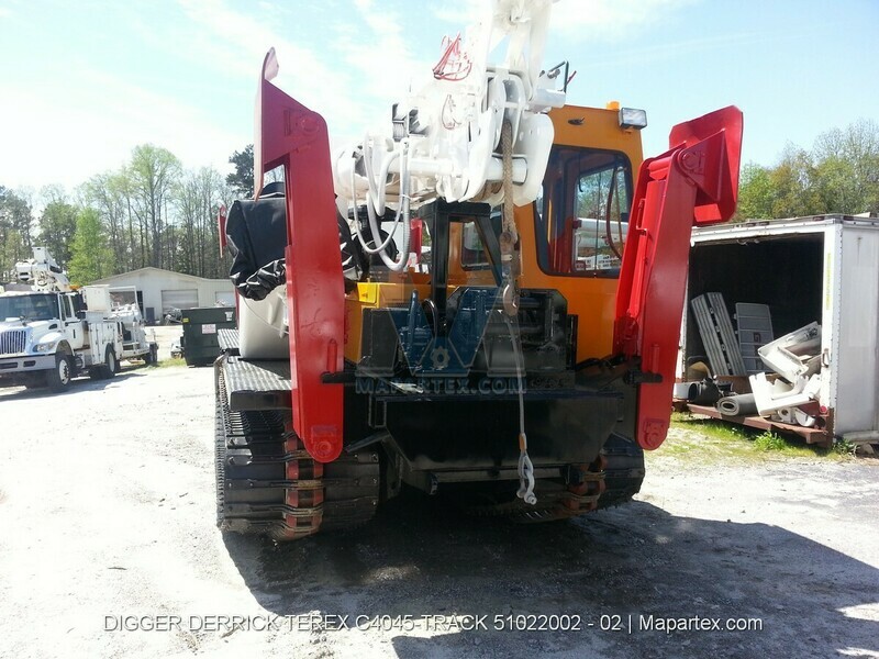 DIGGER DERRICK TEREX C4045-TRACK