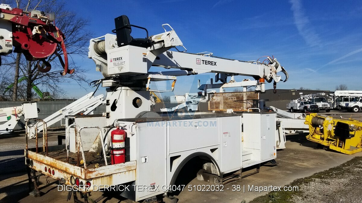 DIGGER DERRICK TEREX C4047 For Sale | Mapartex.com DIGGER DERRICK TEREX C4047 For Sale | Mapartex.com