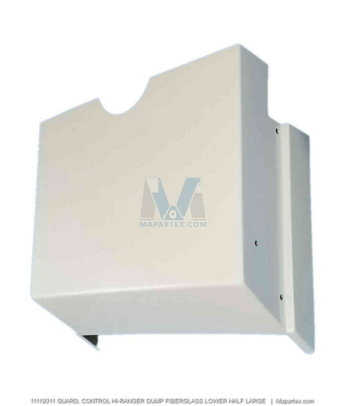 GUARD, CONTROL HI-RANGER DUMP FIBERGLASS LOWER HALF LARGE