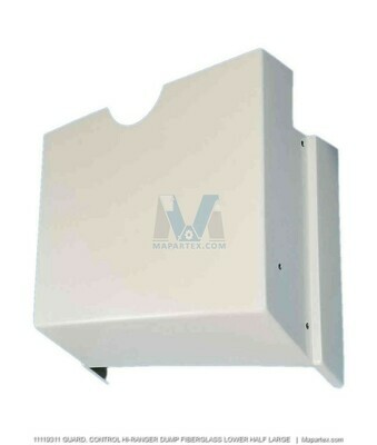 GUARD, CONTROL HI-RANGER DUMP FIBERGLASS LOWER HALF LARGE