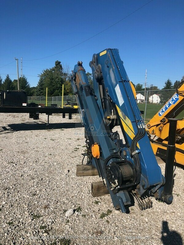 CRANE ARTICULATING KNUCKLE BOOM EFFER 120-3S