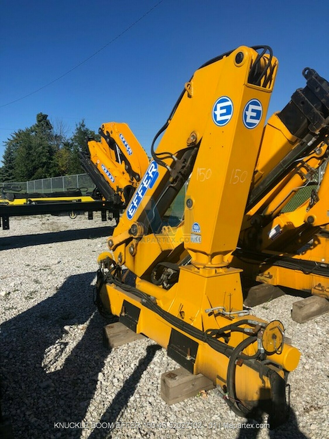CRANE ARTICULATING KNUCKLE BOOM EFFER 150-4S