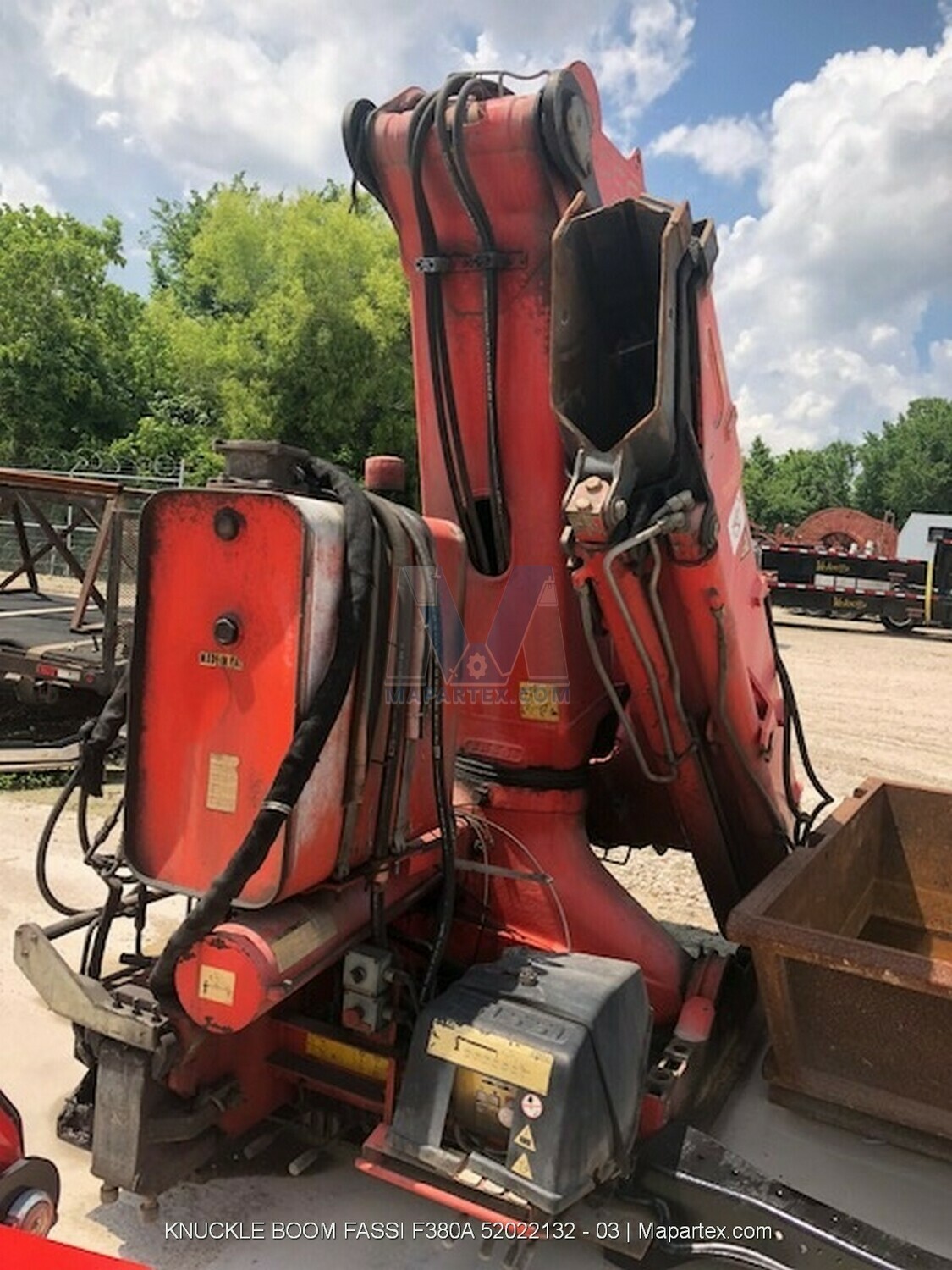 CRANE ARTICULATING KNUCKLE BOOM FASSI F380A