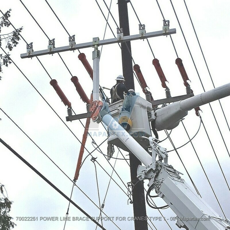 POWER LINE BRACE SUPPORT FOR CRANES TYPE 1