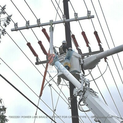 POWER LINE BRACE SUPPORT FOR CRANES TYPE 1