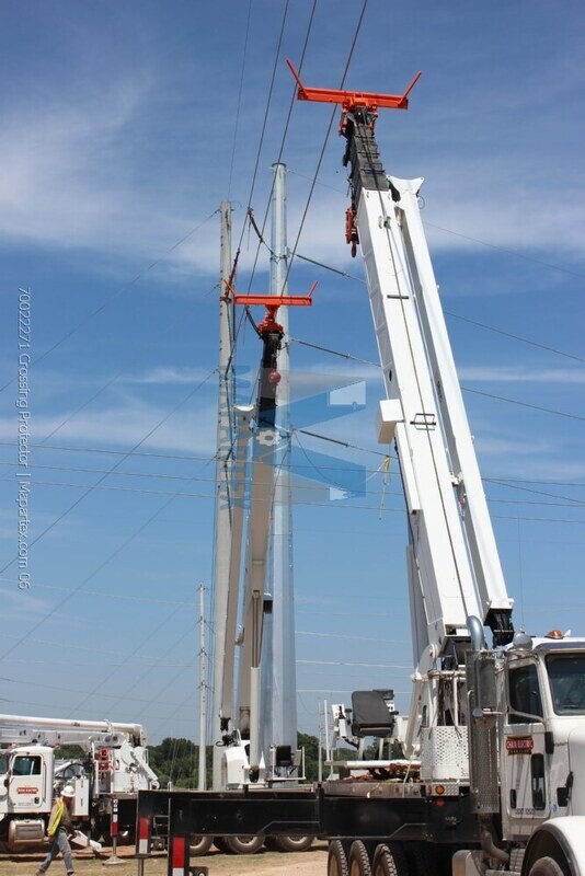 LINE CROSSING PROTECTION JIB FOR CRANES