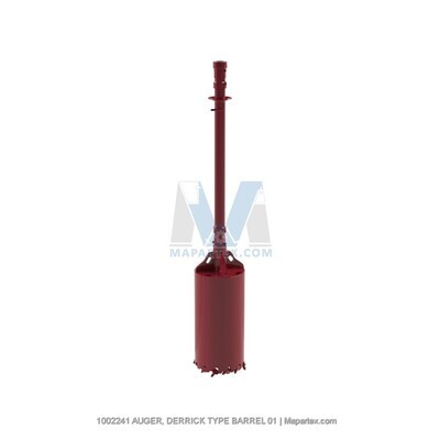 AUGER, DERRICK TYPE BARREL