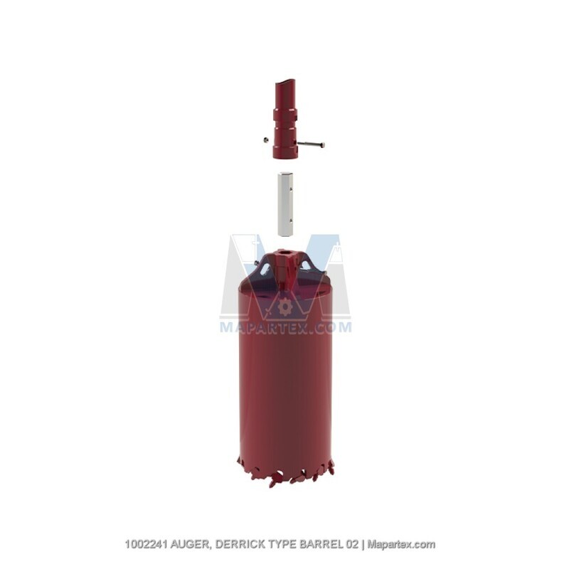AUGER, DERRICK TYPE BARREL