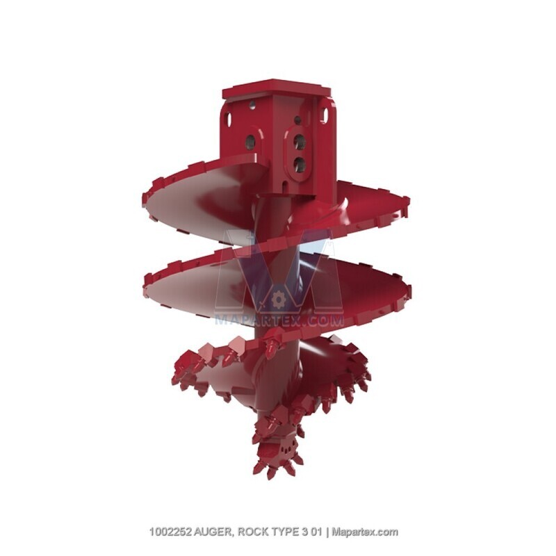 AUGER, ROCK TYPE 3