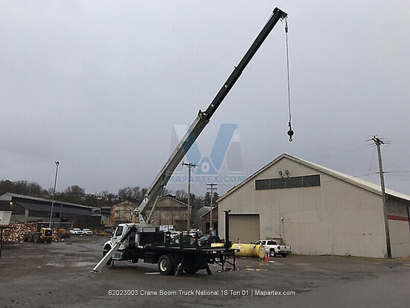 CRANE BOOM TRUCK NATIONAL 18 TON
