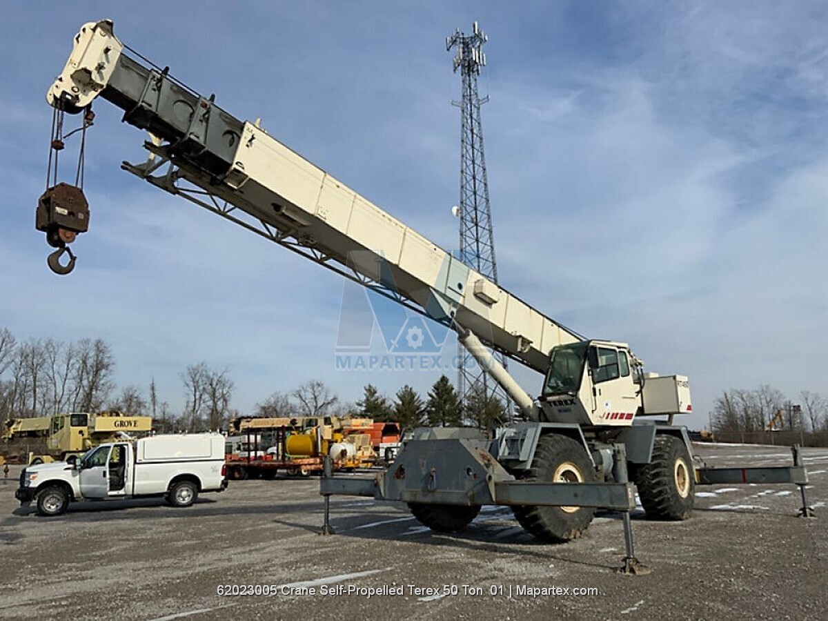 CRANE BOOM ALL-TERRAIN TEREX 50 TON