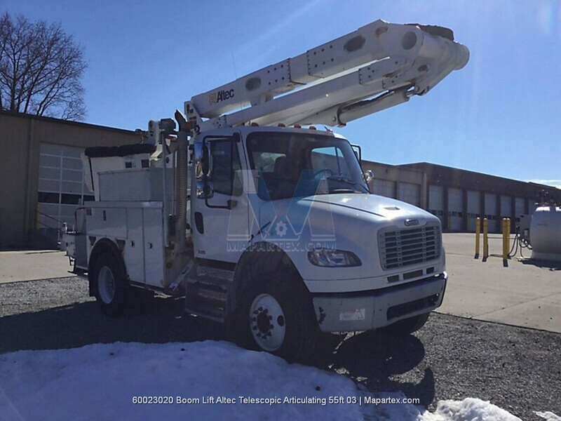 BOOM LIFT ALTEC TELESCOPIC ARTICULATING 55 FT
