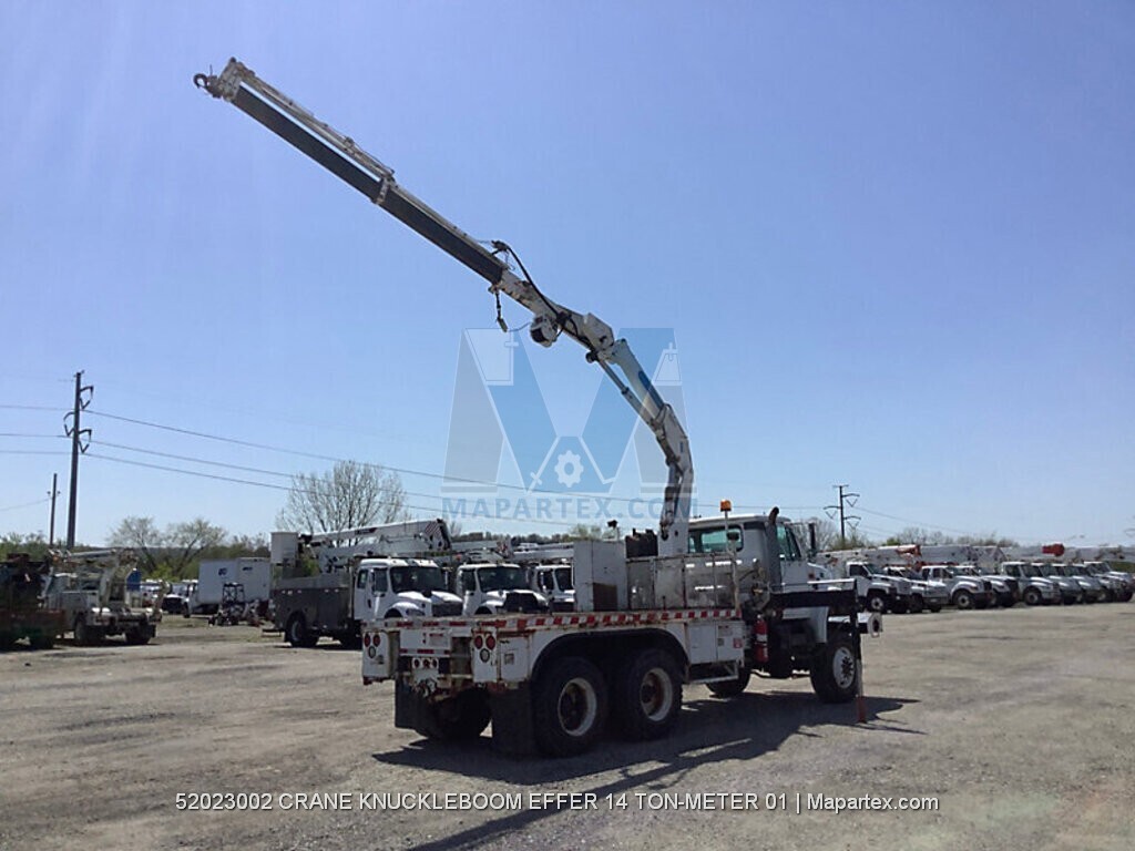 CRANE ARTICULATING KNUCKLE BOOM EFFER 14 Ton-Meter