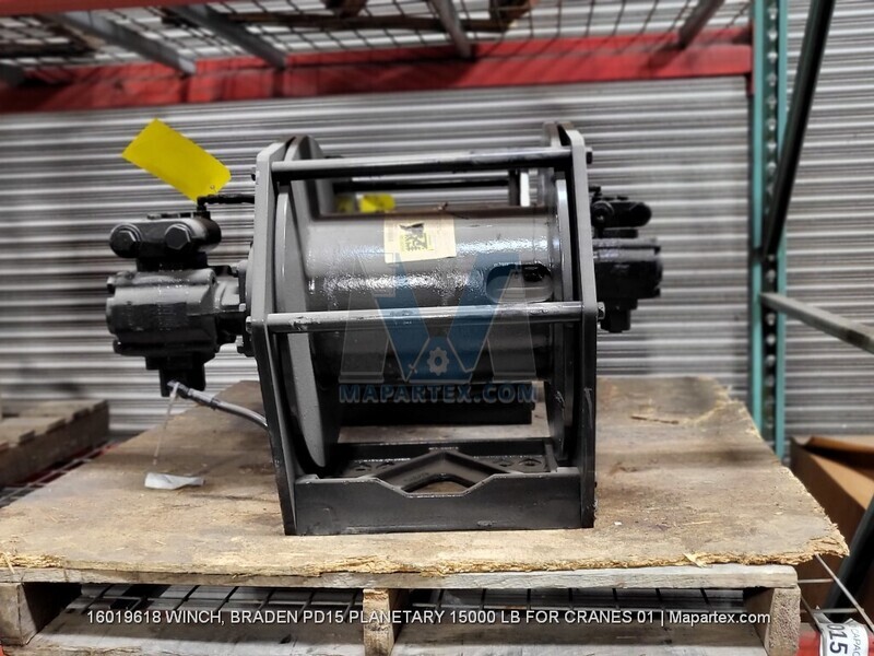 WINCH, BRADEN PACCAR PD15 PLANETARY 15000 LB