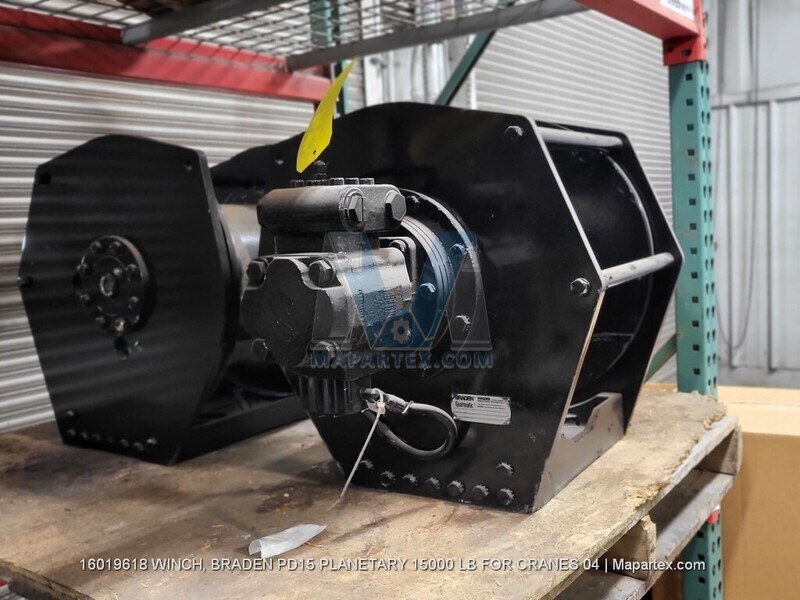 WINCH, BRADEN PACCAR PD15 PLANETARY 15000 LB