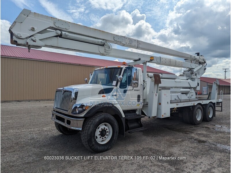 BUCKET TRUCK INTERNATIONAL TEREX 105 FT