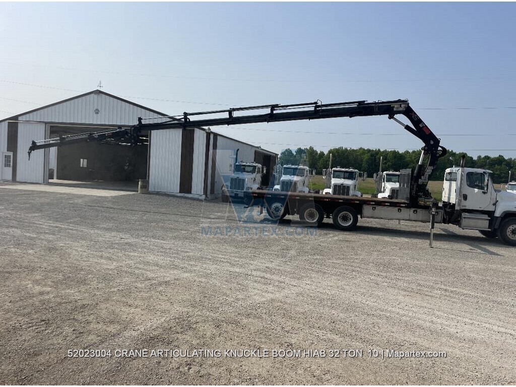 CRANE ARTICULATING KNUCKLE BOOM HIAB 32 TON