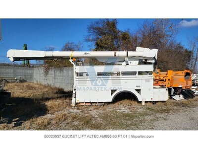 BOOM LIFT BUCKET ALTEC AM855 60 FT