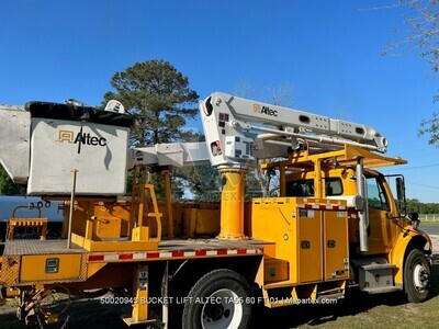 BOOM LIFT BUCKET TELESCOPIC ARTICULATING ALTEC 60 FT