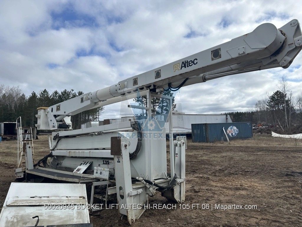 BOOM LIFT BUCKET ALTEC 105 FT