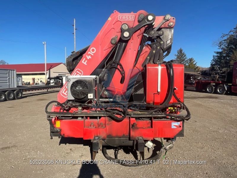 CRANE ARTICULATING KNUCKLE BOOM FASSI 41 TON