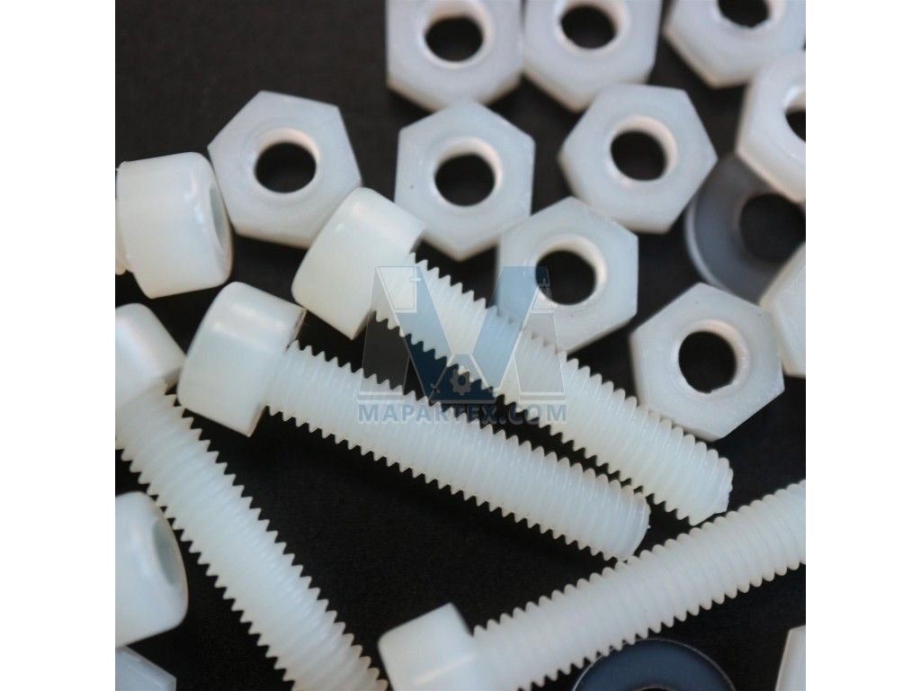 PLASTIC SCREWS AND NUTS
