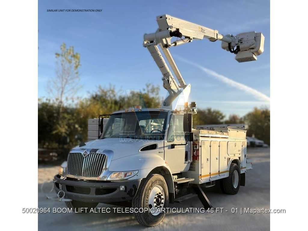 BOOM LIFT TELESCOPIC ARTICULATING ALTEC 46 FT