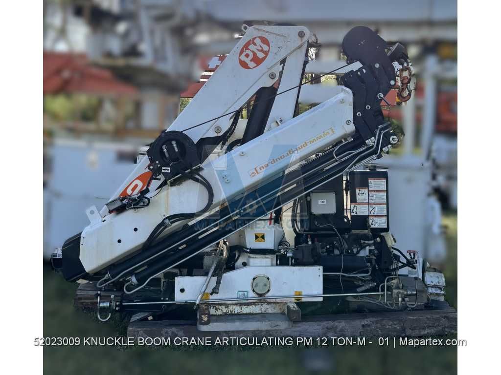 CRANE ARTICULATING KNUCKLE BOOM PM 12 TON-M