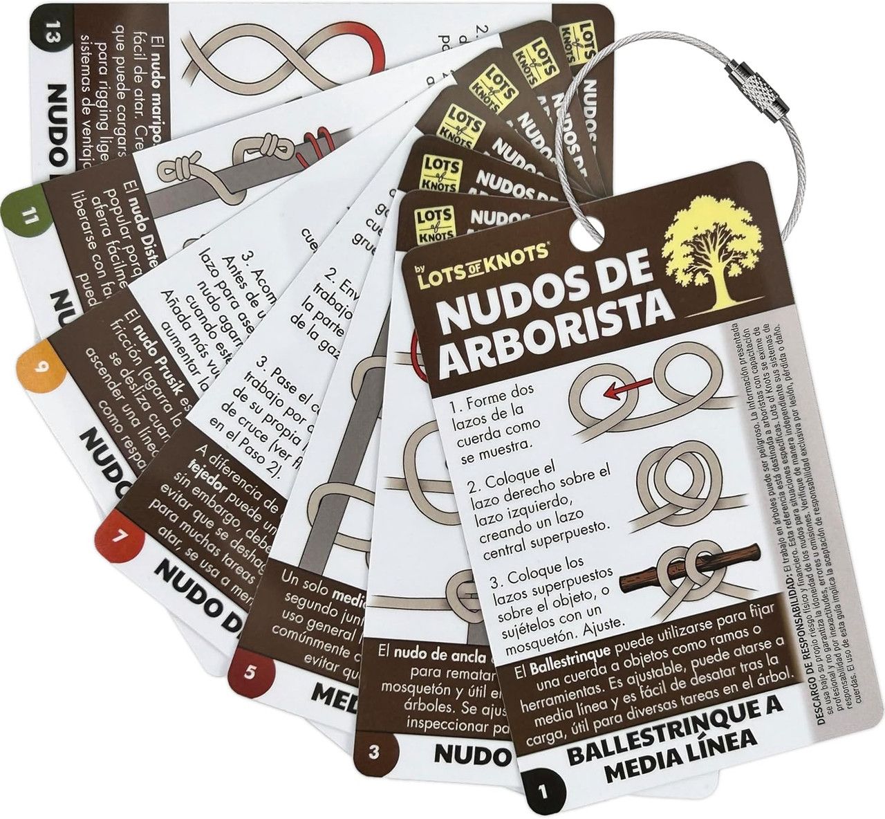 Nudos de Arborista Edición en Español: Tarjetas de Nudos (Spanish Edition) Nudos de Arborista Edición en Español: Tarjetas de Nudos (Spanish Edition)