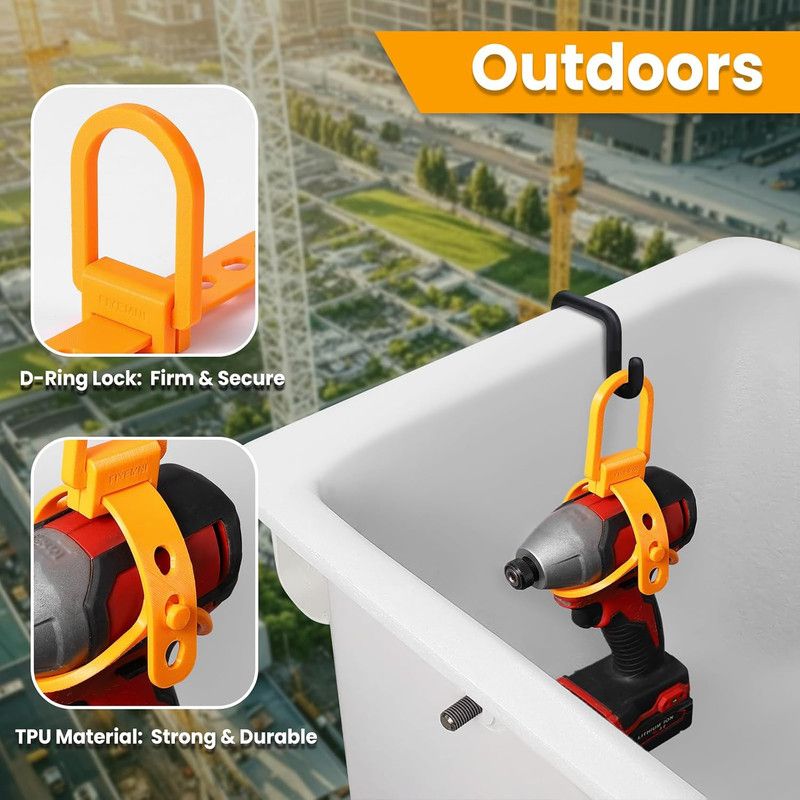 Lineman Tools Drill Hanger, Drill Hook, Lineman Bucket Accessories Lineman Tools Drill Hanger, Drill Hook, Lineman Bucket Accessories