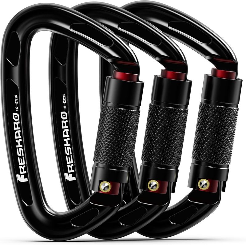 FresKaro 25KN Locking Carabiners FresKaro 25KN Locking Carabiners