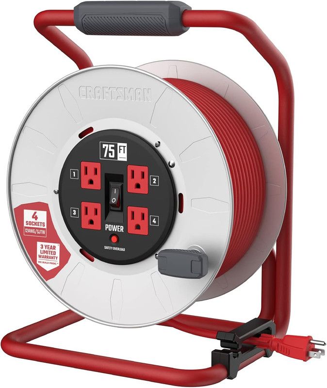 Retractable Heavy-Duty Extension Cord Retractable Heavy-Duty Extension Cord
