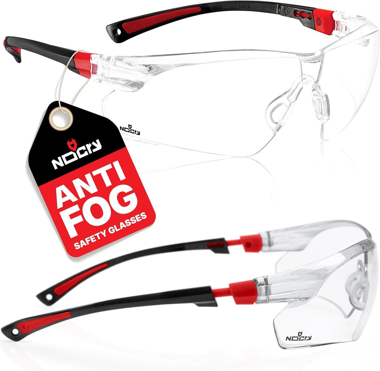 NoCry ANSI Z87 Safety Glasses