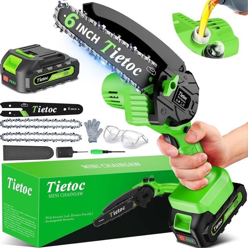 Tietoc 6-inch Mini Chainsaw Tietoc 6-inch Mini Chainsaw