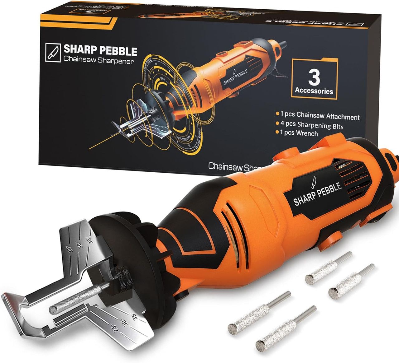 Sharp Pebble Electric Chainsaw Sharpener