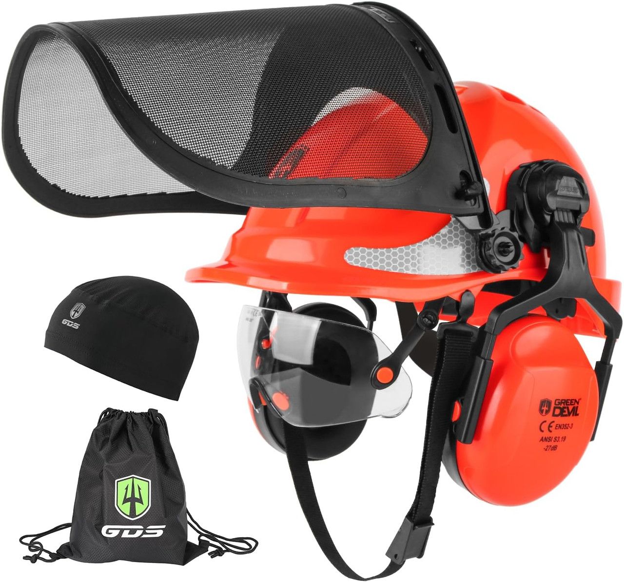 GREEN DEVIL Forestry Chainsaw Helmet GREEN DEVIL Forestry Chainsaw Helmet