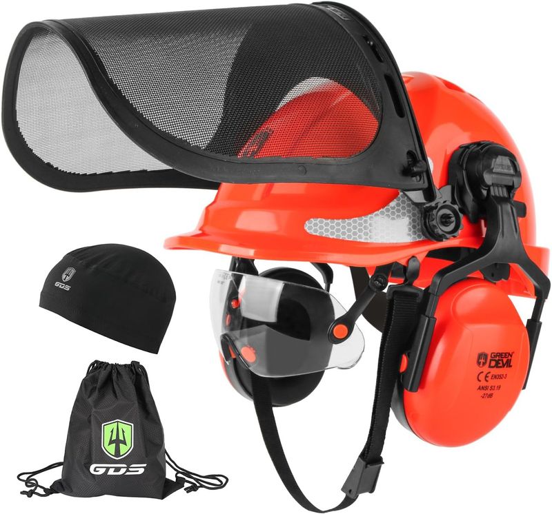 GREEN DEVIL Forestry Chainsaw Helmet GREEN DEVIL Forestry Chainsaw Helmet