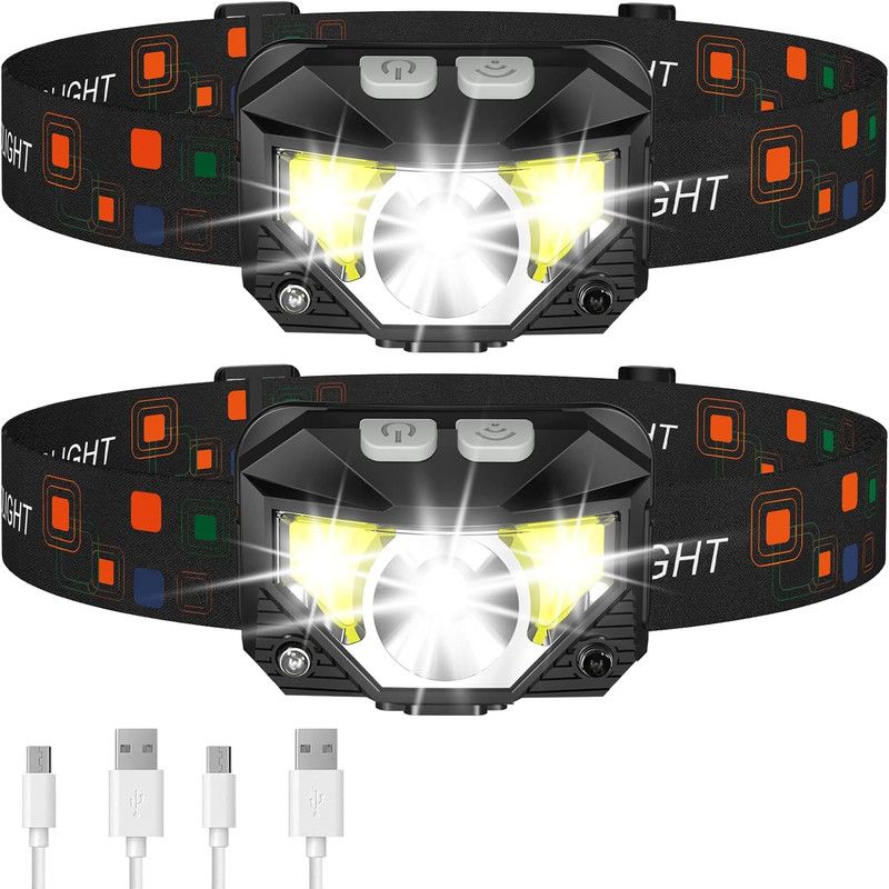 Rechargeable LED Headlamp 2-Pack Rechargeable LED Headlamp 2-Pack