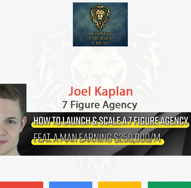 Joel Kaplan 7 Figure Agency