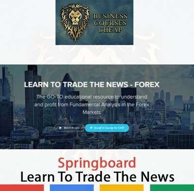 SPRINGBOARD - LEARN TO TRADE THE NEWS