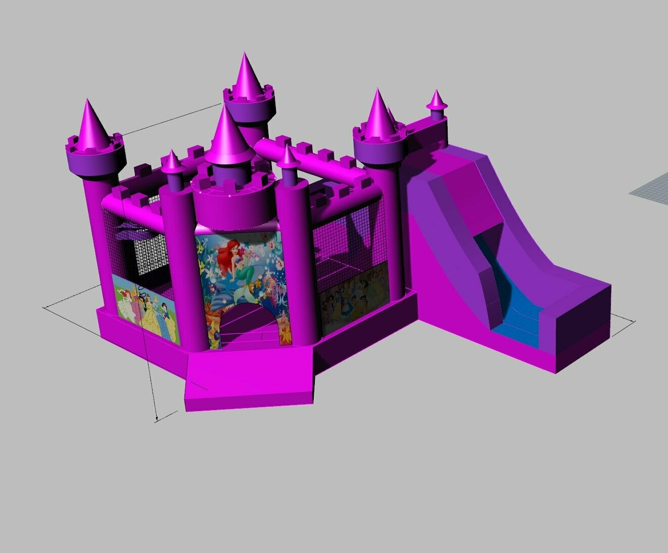 Insuflável Castelo das Princesas!