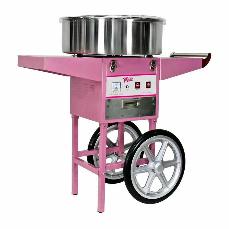 Máquina de Algodão Doce com carrinho - 52 cm