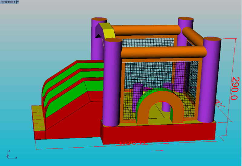 Insuflável Duplo slide!