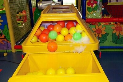Máquina limpeza automática bolinhas